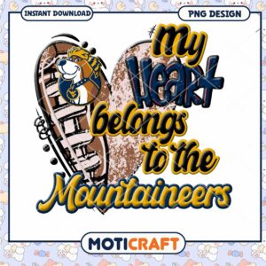 My Heart Belongs to the Mountaineers PNG Design Download