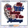 My Heart Belongs to the Mustangs PNG Design Download