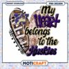 My Heart Belongs to the Huskies PNG Design Download