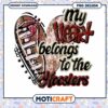 My Heart Belongs to the Hoosiers PNG Design Download