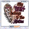 My Heart Belongs to the Hokies Sports PNG Design Download