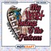 My Heart Belongs to the Falcons PNG Design Download