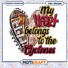 My Heart Belongs to the Cyclones PNG Design Download