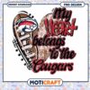 My Heart Belongs to the Cougars PNG Digital Download