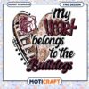 My Heart Belongs to the Bulldogs SVG PNG Design Download