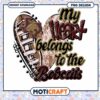 My Heart Belongs to the Bobcats PNG Instant Download Design