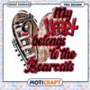 My Heart Belongs to the Bearcats PNG Design Download