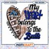 My Heart Belongs to Buffalo Bulls PNG Design Download