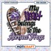 My Heart Belongs to TCU Horned Frogs PNG Design Download