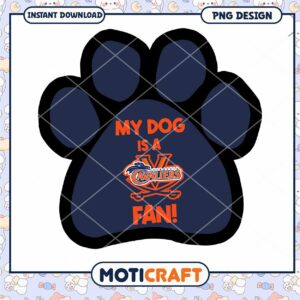 My Dog is a Virginia Cavaliers Fan PNG Design Download