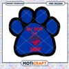 My Dog is a SMU Fan PNG Paw Print Design Download