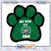 My Dog is a Proud Ohio Fan Dog Paw Print PNG Design