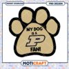 My Dog is a P Fan Cute Paw Print PNG Design