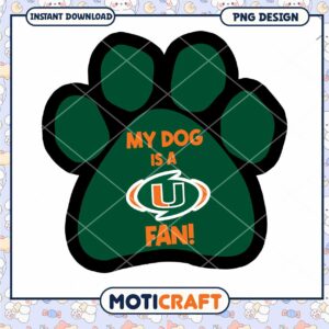 My Dog is a Miami Fan PNG Graphic Downloadable Design
