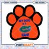 My Dog is a Gator Fan Paw Print PNG