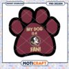 My Dog is a Fan PNG Design for Pet Lovers