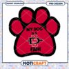 My Dog Is a Fan Paw Print PNG Instant Download Design