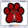 My Dog is a Fan Paw Print PNG Digital Download Design