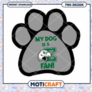 My Dog Is a Fan Paw Print PNG Download Design