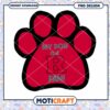 My Dog is a Fan of R Paw Print PNG Design Download