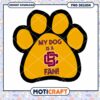 My Dog is a Fan Cute Paw Print PNG Design Download