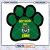 My Dog is a CSU Fan Paw Print PNG Design Download