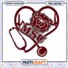 MSU Bear Heart Stethoscope PNG Design Downloadable Art