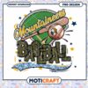 Mountaineers Baseball PNG Design for Instant Download