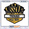 Missouri Tigers Vintage Logo Design Instant Download PNG