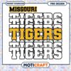Missouri Tigers Sporty PNG Design for Instant Download