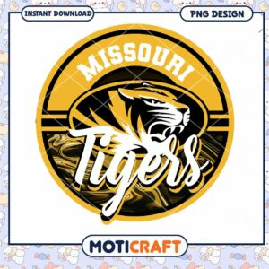 Missouri Tigers PNG Design for Instant Download