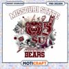 Missouri State Bears Football PNG Design Instant Download