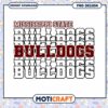 Mississippi State Bulldogs PNG Design Instant Download