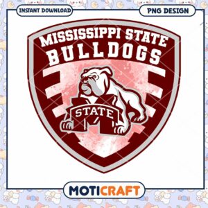 Mississippi State Bulldogs PNG Digital Download Design