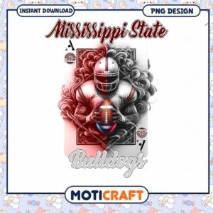 Mississippi State Bulldogs Football PNG Art Download