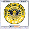 Michigan Wolverines Team Makes Me Drink PNG Design