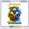 Michigan Wolverines PNG Design Instant Download Art