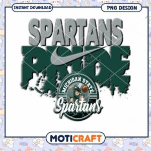Michigan State Spartans Pride PNG Digital Download Design