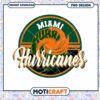 Miami Hurricanes PNG Graphic Design for Instant Download