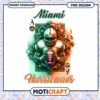 Miami Hurricanes Football Art PNG Instant Download Design