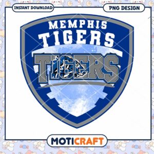 Memphis Tigers Logo Design Instant Download PNG File