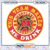 Maryland Terrapins Team Makes Me Drink PNG Design Download