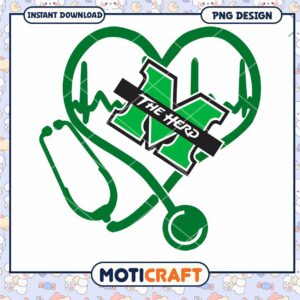 Marshall Heartbeat Stethoscope PNG Design Download