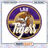 LSU Tigers Instant Download PNG Design for Fans