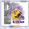 LSU Tigers Its in My DNA PNG Design Instant Download