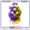 LSU Tigers Football PNG Design Instant Download Art