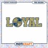 Loyal Yellow Jackets PNG Design Instant Download Art