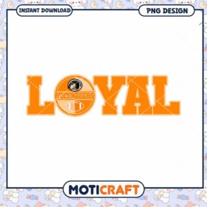 Loyal Volunteers Football PNG Instant Download Design