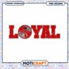 Loyal Utes Football Team Spirit PNG Design for Fans