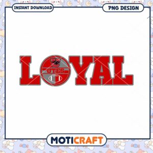 Loyal Utes Football Team Spirit PNG Design for Fans